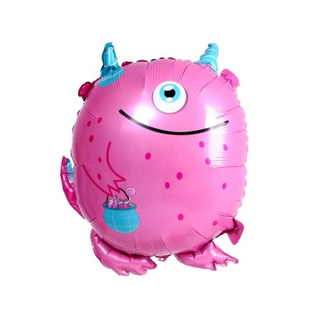 Foil ball 28 "Good monster-cyclope", the color is pink-1