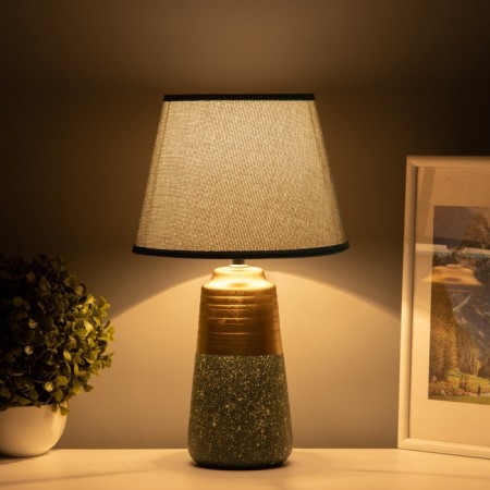 Table lamp "Luck" 1he14 40W green 22x22x39cm-3