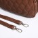 Cross-Bodi Bag on a zipper, brown color