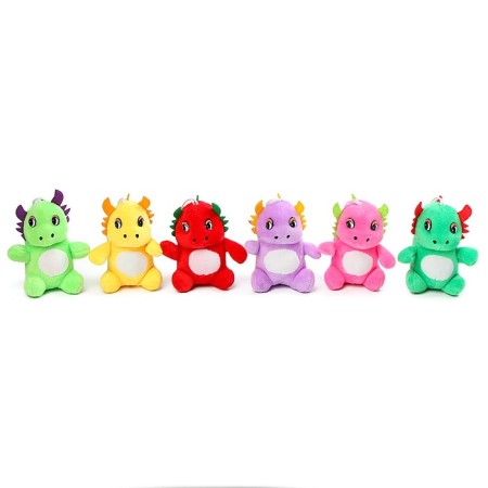 Soft toy "Dinosaurus" on a suction cup, 10 cm, color mix-3