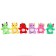 Soft toy "Dinosaurus" on a suction cup, 10 cm, color mix