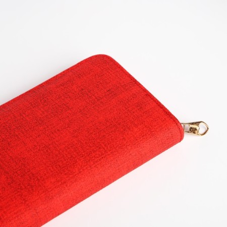 Women's wallet with lightning, red color-2