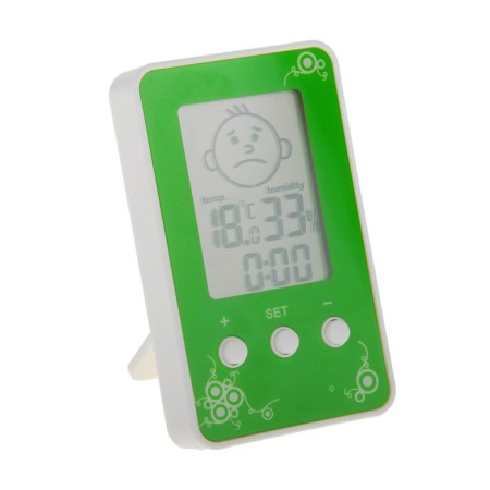 Thermometer Luazon LTR-12, electronic, humidity, clock, mix-2