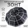 Mechanical “Cage” umbrella, Eponge, 4 additions, 10 spokes, r = 54 cm, color mix