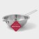A colander made of stainless steel of a share, 1.2 l, d = 20 cm, thickness 0.3 mm, a long handle
