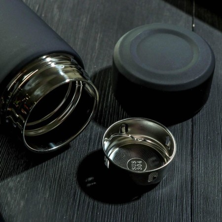 Black thermos, 500 ml, retains heat 12-14 hours-3