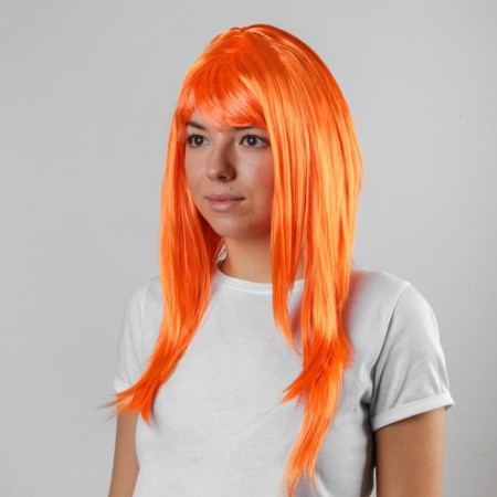 Carnival wig "beauty", color orange-1