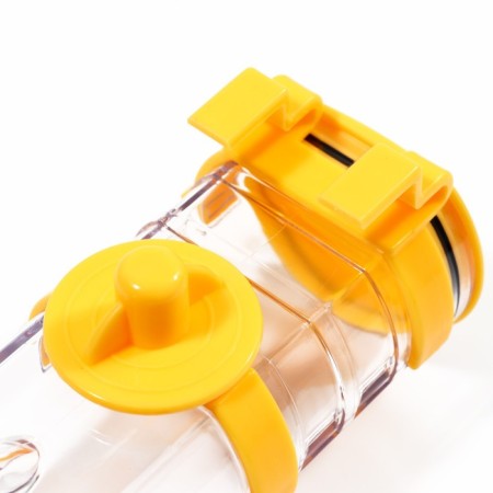 External drinker for a cage, 500 ml, yellow-2