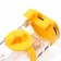 External drinker for a cage, 500 ml, yellow