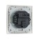 Tot Elegant switch, 10 a, 1 cl., Hidden, white