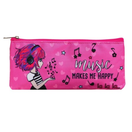 Penal soft, 1 compartment, 90 x 210 x 10 mm, flat, Attomex Music Girl, textiles-1