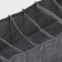 Organizer for storing linen Dolyan, 7 cells, 35 × 15 × 13 cm, color gray color