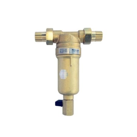Filter T-shaped Honeywell Brass FF06, 1 ", PN25 r/r 80C, drain crane, FF06, -1" AAMBRU