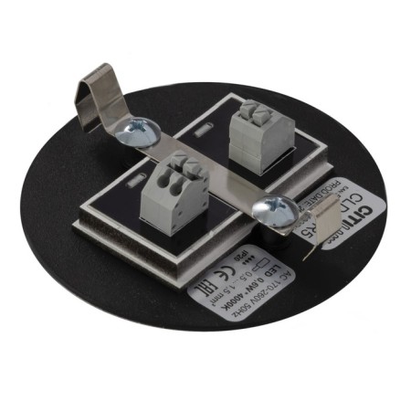 The built -in Citilux “Scully” CLD007R5, 7.7x7.7 cm, 1x0.6W, LED, Black Color Black-4