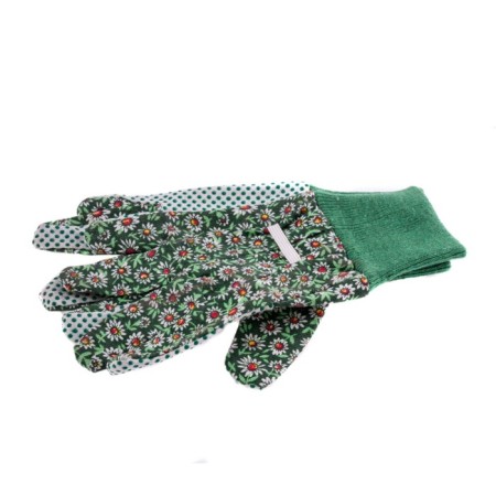 Gloves, x/b, with PVC dots, cuffs, size 9, Palisad