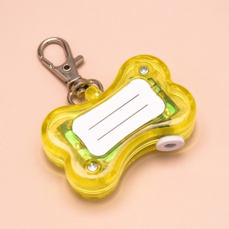 Lighthouse "Bone" with a sticker for writing a phone, 3 glow modes, yellow-3