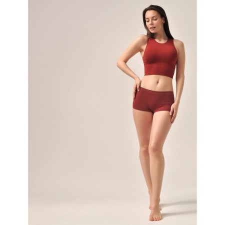 Women's top with a halter neckline Mirey Top Halter Neck, size 48-50, color dark cherry-2