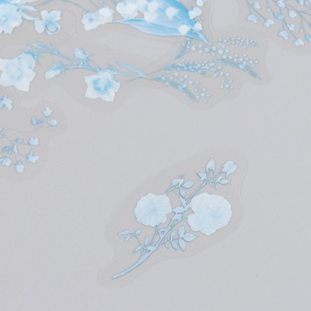 Stickers for creativity plastic "Flower branches" set 40 pcs 0.2x10x15 cm-2