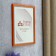 Photo frame Pine C15 21x30 cm, 069 Orange 3 (plastic screen)