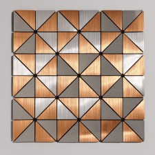 Self -adhesive panel 30*30cm soft, triangles copper