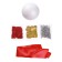 New Year's set for creativity. Fir -tree ball "Happy New Year!" With sequins