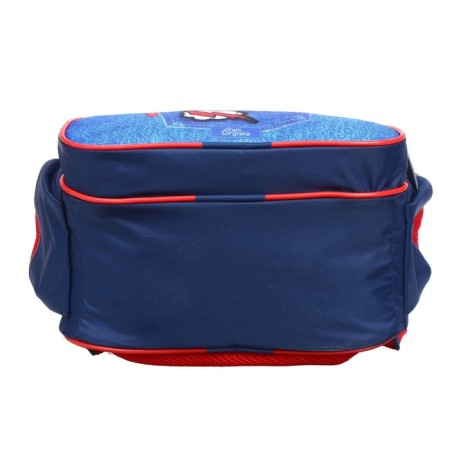 School backpack, 37 x 26 x 13 cm, ergonomic back, calligrata orth "puppy on jeans", blue-14