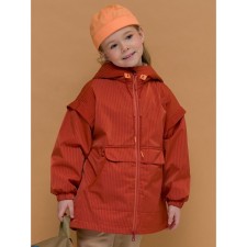 Windbreaker for girls, height 104 cm, terracotta color