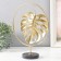 Souvenir metal, marble "Circle with a sheet of monsters" gold, black 20x7.5x25 cm
