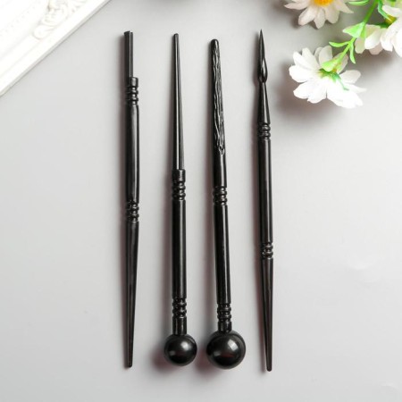 Tools for giving the form to Foamiran (set 4 pcs) 16.5 cm