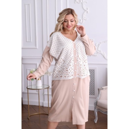 Women's dress, size 56, pink color-12