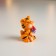 Polystone souvenir "Little Tiger with Flowers" MIX 4x3x3 cm