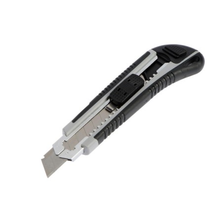 Knife universal tundra, metal guide, 2 spare blades, 2K case, 18 mm-5
