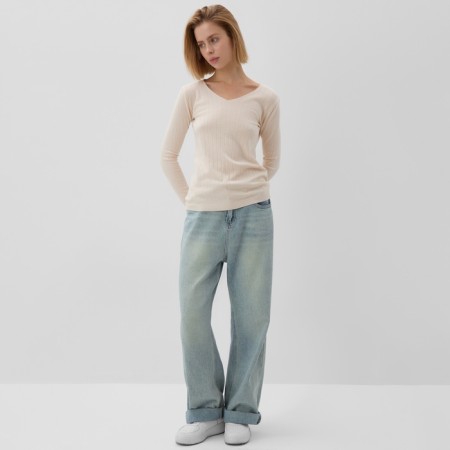 Female jumper minku, beige color, rr 42-44-1