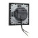 TOT GLOSSY GLASS, 10 A, 1 key, with backlight, hidden, glass, black