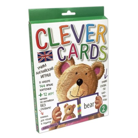Learning English playing. Level 2. (Set of cards+book)-2