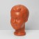 Children's head "Boy", Orange color