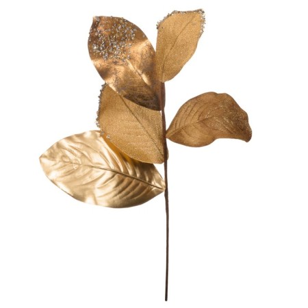 Artificial plant, height 58 cm, color gold metal
