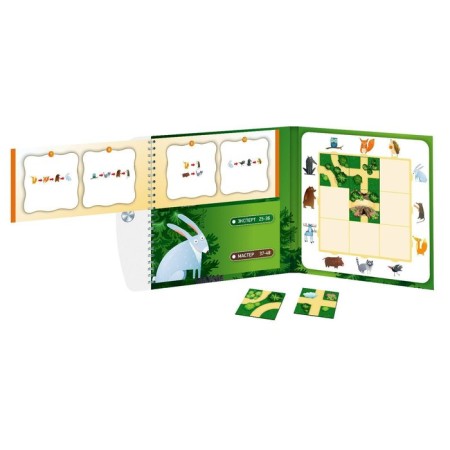 Game of magnetic puzzle "Forest guests. Find the right path "-1