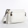 Bag Cross-Bodi with a zipper, white color