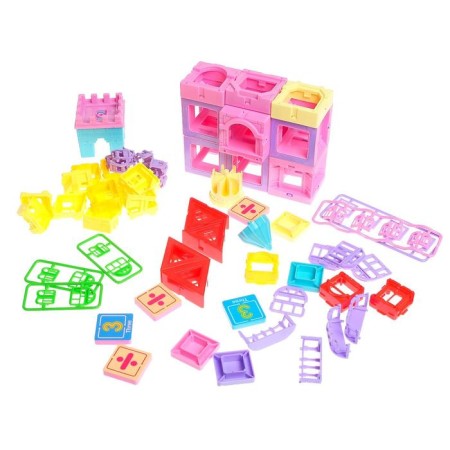 Magnetic designer "Castle", 70 parts-2