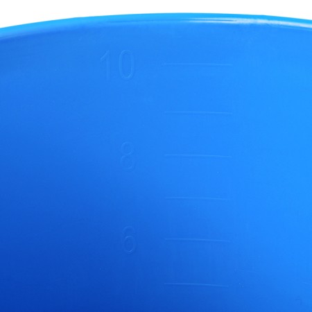 A bucket with a lid and a measured scale, with a thickened wall, 10 l, color mix-4