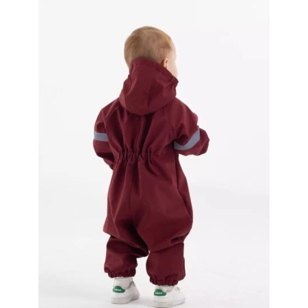 Combiason children's demi-season Rant Cyclone, height 92 cm, burgundy-red color-3