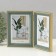 Photo frame plastic in 2 photos 10x15 cm "Golden checks with gold stroke