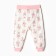 Pants for children, white color/bunnies, height 74 cm