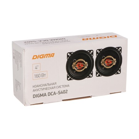 Acoustic system DIGMA DCA-S402, 10 cm, 160 watts, set 2 pcs-5