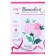Embroidery with ribbons on the canvas "Pink roses", a set for creativity