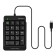 Numerical block A4Tech FSHELER FK13P Black USB Slim for laptop (FK13P Black)
