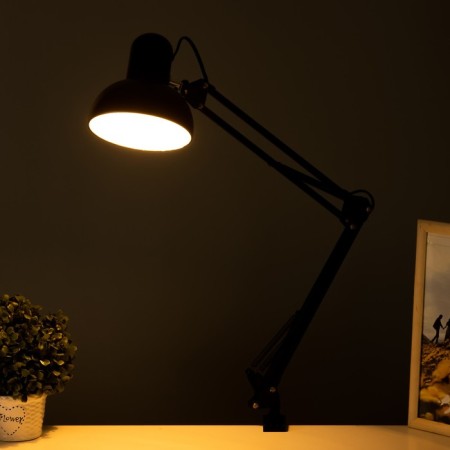 Table lamp on a hinges 800 "Crucian, black" E27 40W Risalux-2