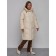 Coat insulated winter female, size 50, light-beige color
