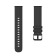 Smart hours strap, 20.5 mm, silicone, black